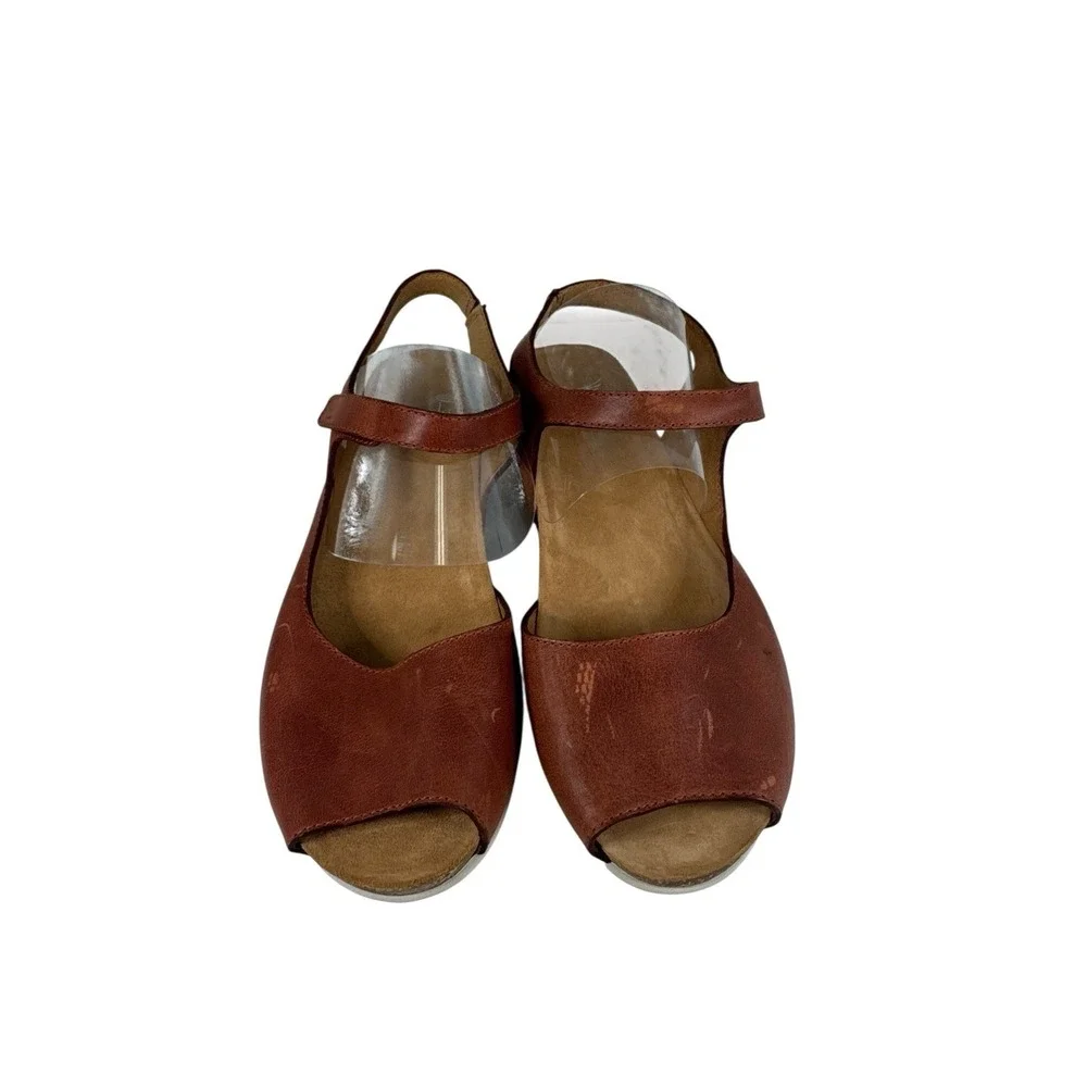 Dansko Marcy Wedge Sandal Women Size 38 No Box